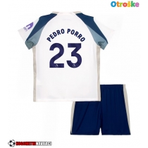 Otroške Nogometnih dresov Tottenham Hotspur Pedro Porro #23 Domači 2025-26 Kratki rokavi (+ hlače)